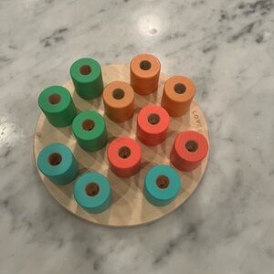 Lovevery Montessori Wooden Stacking Peg Tot